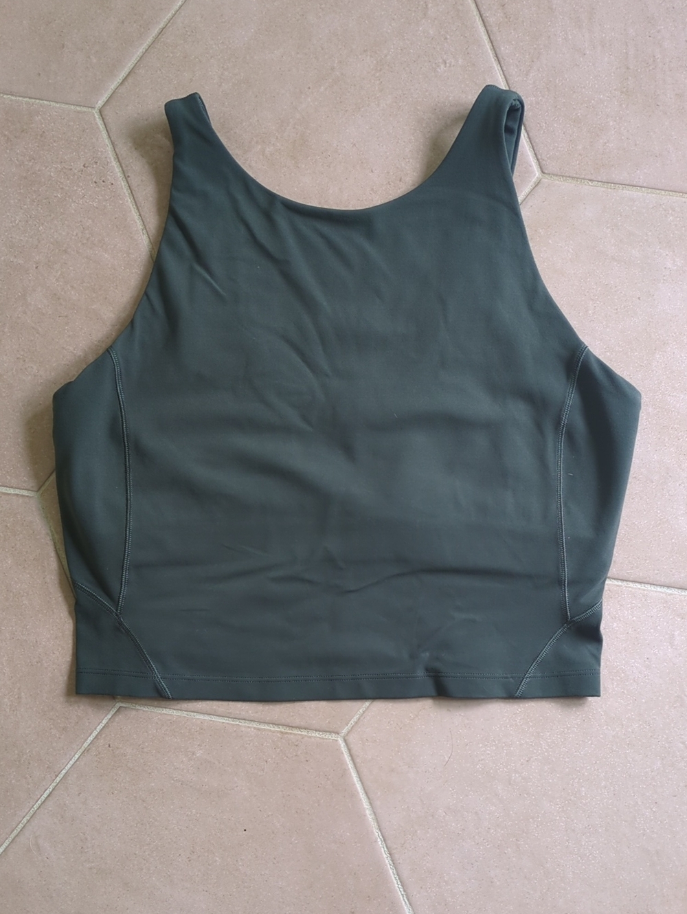 Women's High-neck Lululemon Align Tank Top - Dark Forest Green
